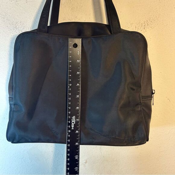 St John ladies Bag black gold double handle nylon capsule packable minimalist - Picture 5 of 13